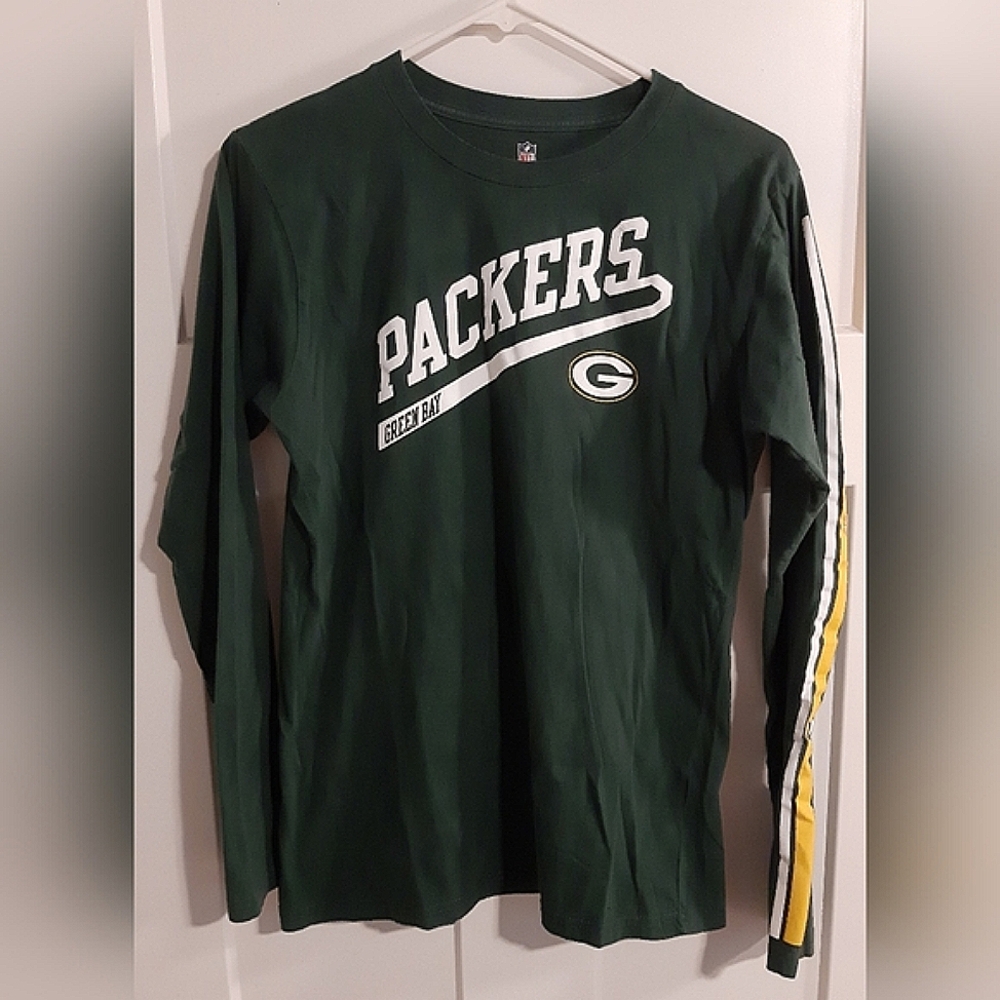 Youth X-large NFL Green Bay Packers Long Sleeve Shirt